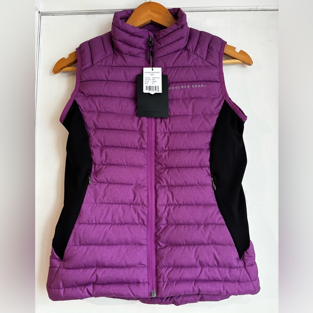 Boulder Gear Kids Purple Puffer Vest